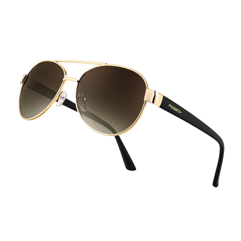 FEISEDY Classic Aviator Sunglasses for Women Pilot Polarized Sunglasses Men UV400 Protection for Driving Fishing Golf B4109 - Image 2