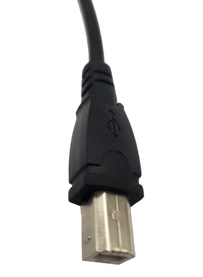Traovien USB 2.0 Type B Male to Female Extension Cable with Screws Panel Mount for Printer Scanner Disk(50cm/20inch). - Image 3
