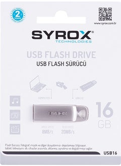 Syrox 16 GB Metal 2 USB Memory SYX-UM16  - Image 2