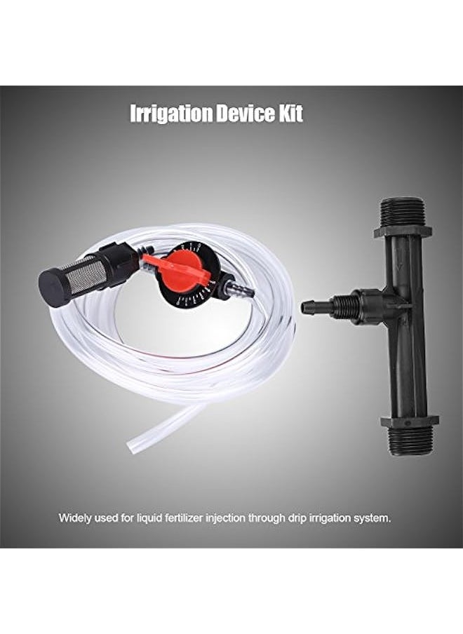 Generic - 3/4 Garden Irrigation Device Kit, Fertilizer Injector Switch Filter Water Tube Garden Watering System Kit - Image 1