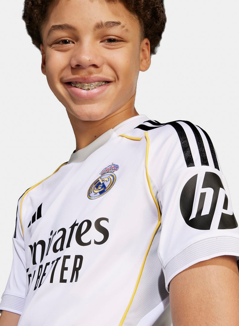 Adidas Real Madrid 25/26 Home Jersey Kids - Image 4