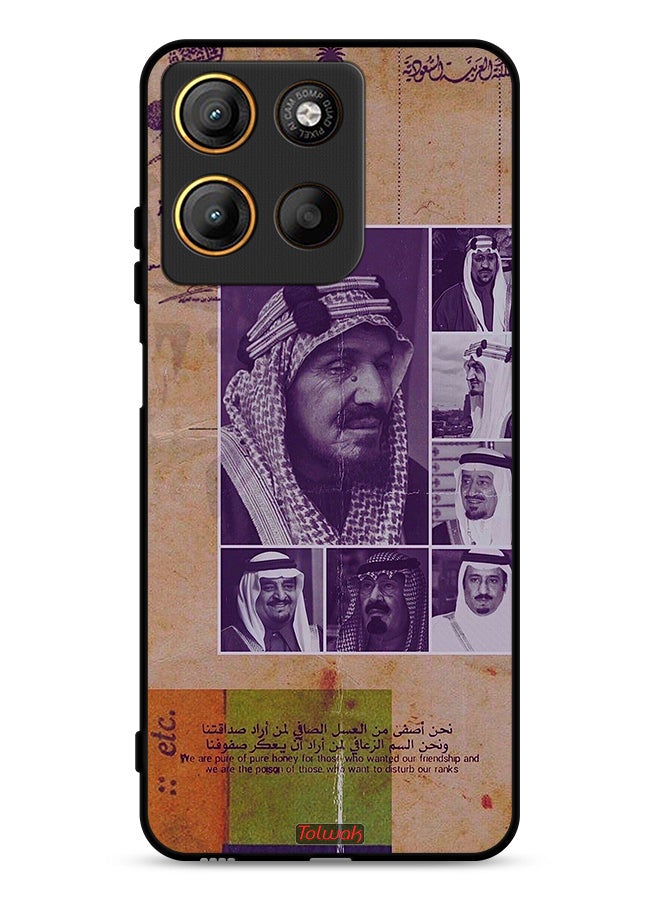 Tolwak Motorola Moto G15 Protective Case Cover Saudi Kings Vintage Photos