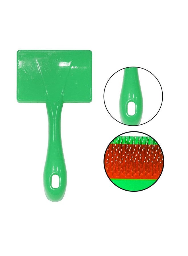 إيميلي بيتس مجموعة العناية بالشعر للكلاب والقطط والجراء والأرانب - فرشاة تنظيف ذاتية مع مفتاح ضغط، فرشاة إزالة شعر الكلاب للكلاب الصغيرة والمتوسطة الحجم (قد يختلف اللون، عبوة من قطعتين) - Image 3