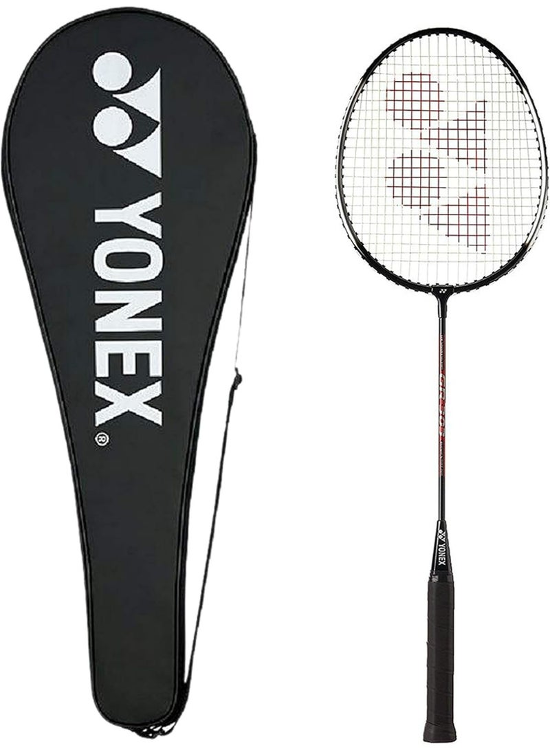 Yonex GR303 Badminton Racket – Lightweight Aluminium, Isometric Head, G4 Grip, with Protective Cover - Image 1