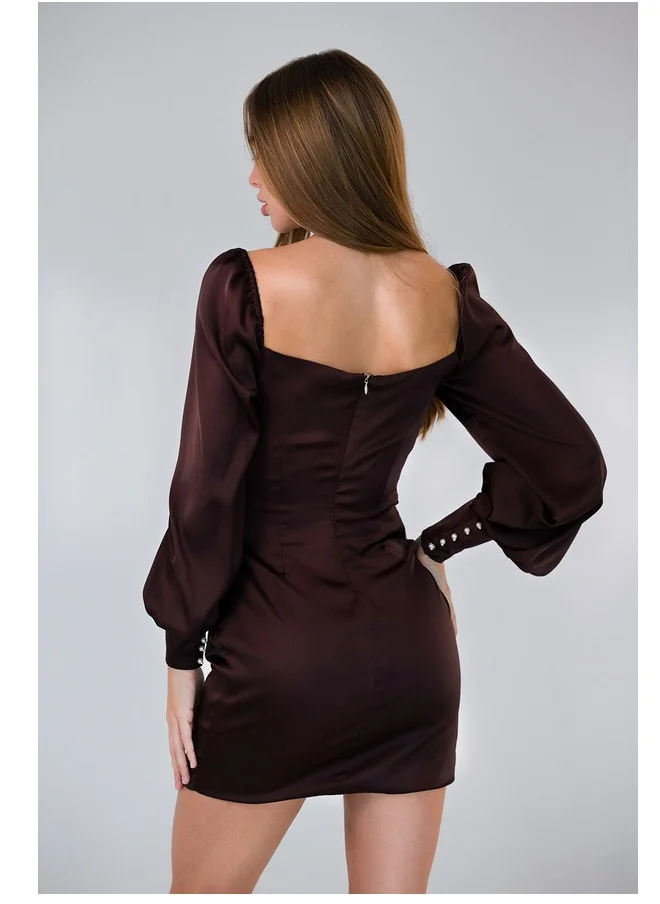 انيتاس Muse Dress - Chocolate