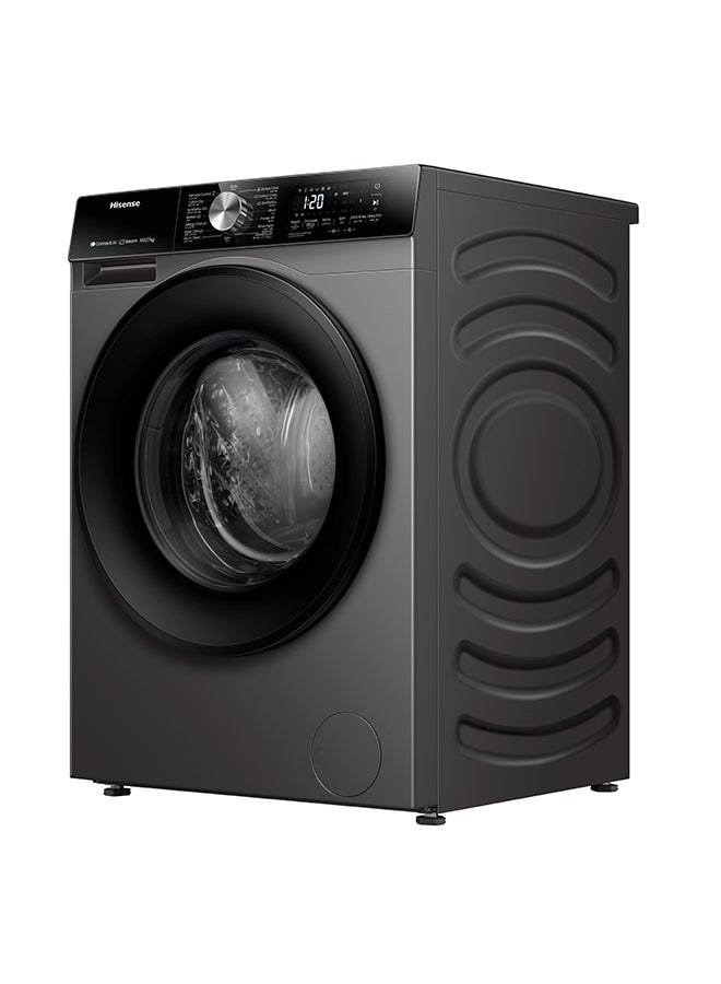 Hisense Front Load Washer And Dryer Combo Inverter WiFi Titanium Grey 10 kg WD3S1043BT6 Grey - Image 2