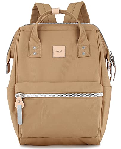 himawari Laptop Backpack for Women&Men Travel With USB Charging Port Large Business Bag Water Resistant College Computer Doctor (1881-Camel, Regular) - Image 1