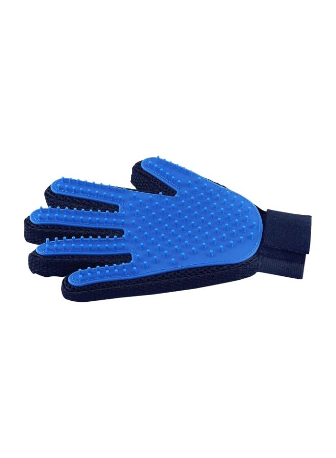 NIBEMINENT Grooming Massage Glove Blue - Image 1