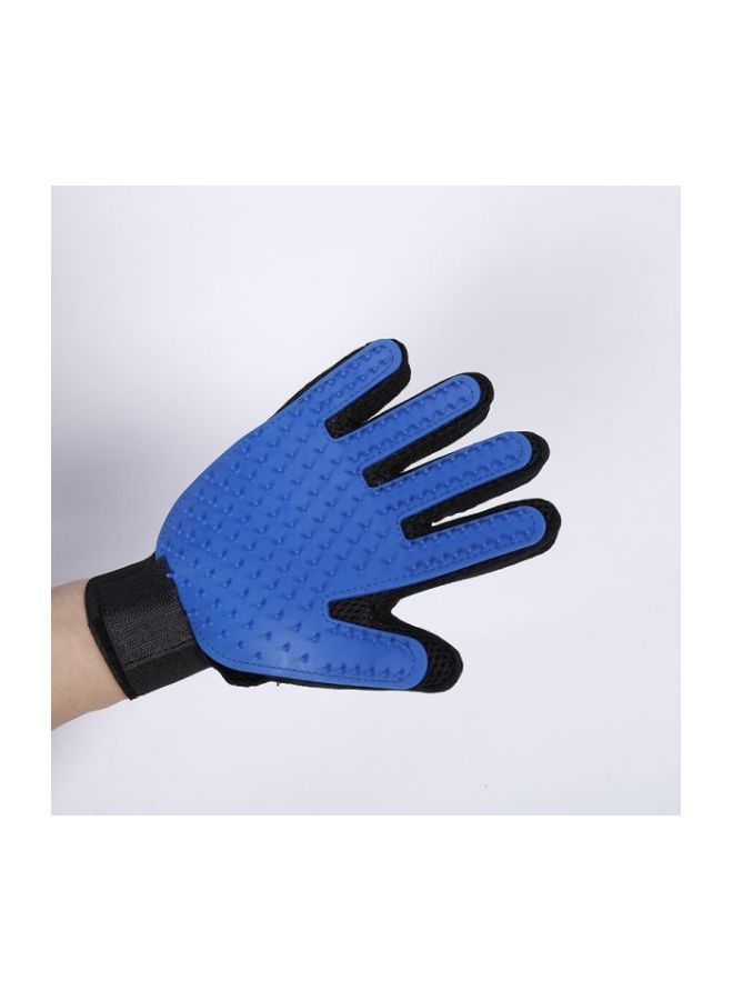 NIBEMINENT Grooming Massage Glove Blue - Image 3