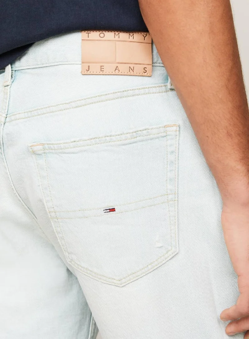 Tommy Jeans  Ryan Distressed Denim Shorts for Men | Best Price UAE