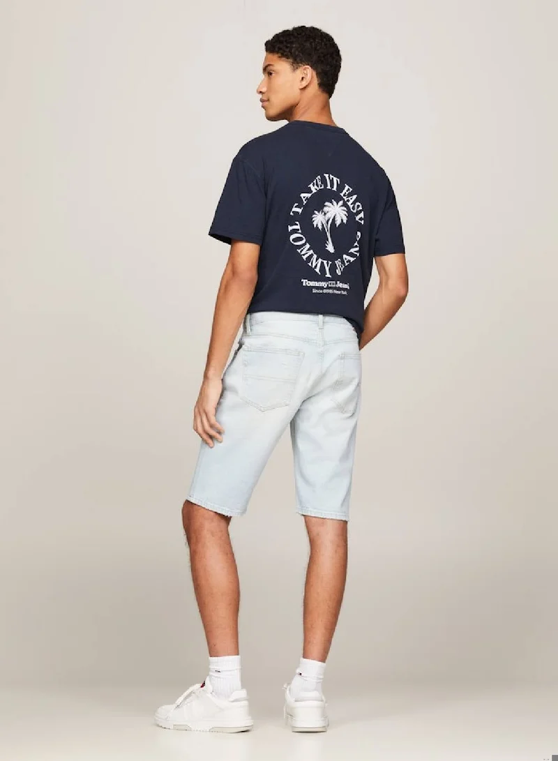Tommy Jeans  Ryan Distressed Denim Shorts for Men | Best Price UAE