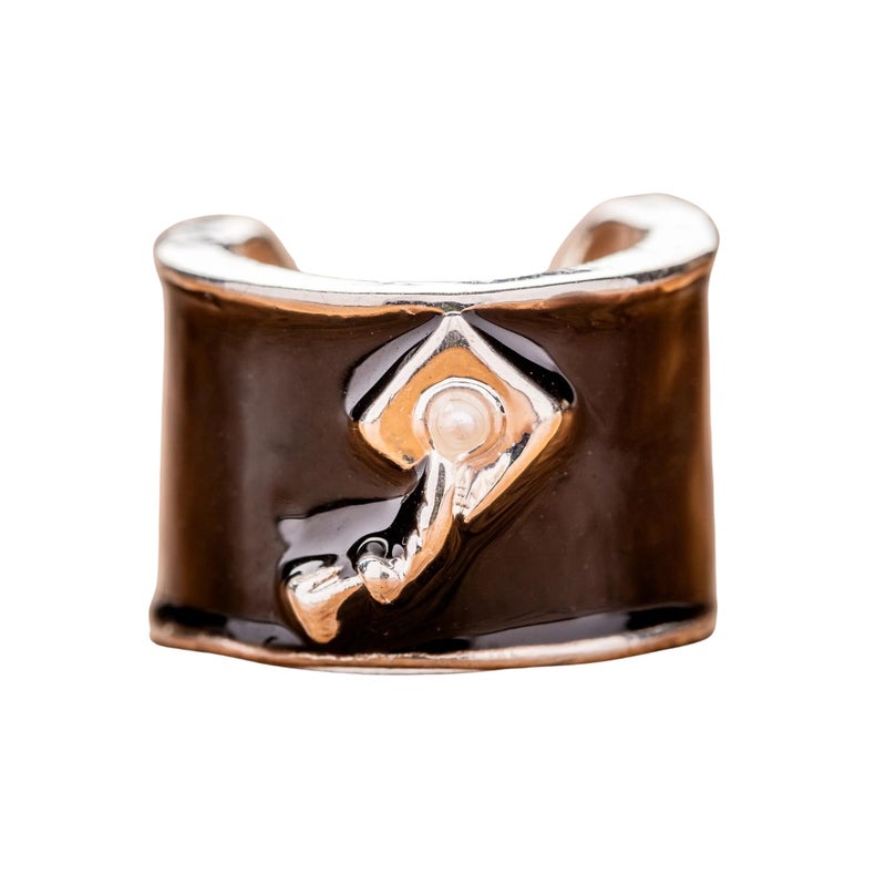Charmed Custom Stethoscope Charms - Grad Cap Charm - Gifts for Nurses, Doctors, Veterinarians, Technicians, Surgeons & Healthcare Professionals - Metal Silver 0.5" Ring Charm - Image 1