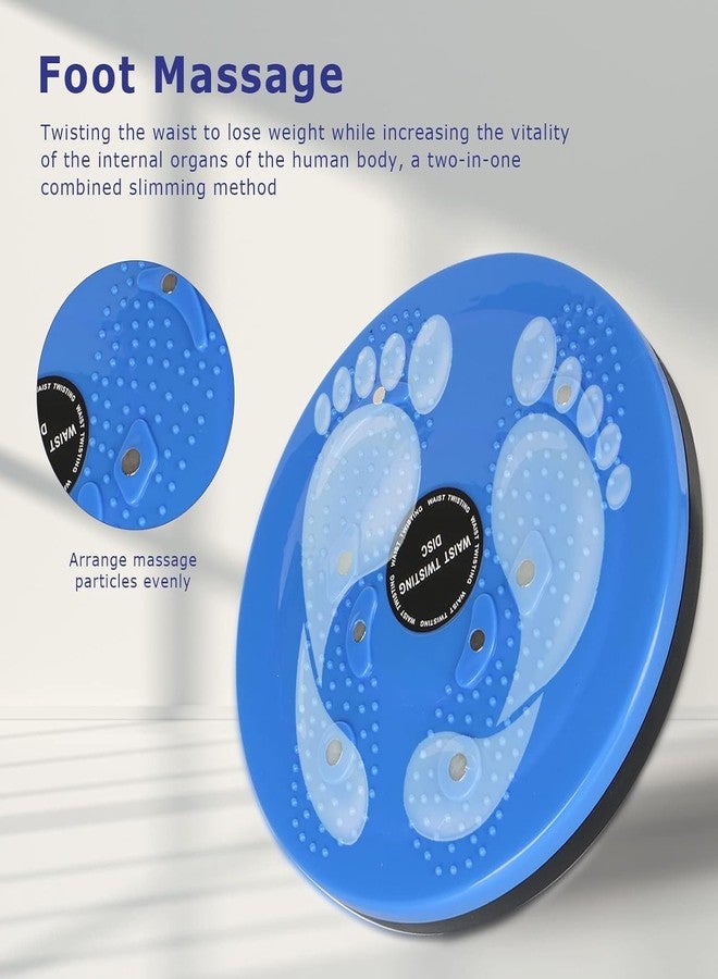 Drumstone (𝗦𝗽𝗲𝗰𝗶𝗮𝗹 𝟱 𝗬𝗲𝗮𝗿𝘀 𝗪𝗮𝗿𝗿𝗮𝗻𝘁𝘆) Magnetic Waist Twisting Disc for Exercise - 9.8 Inch Core Twister Board with Foot Massage & Reflexology, Slimming & Strengthening for Abs, Hips, Back, and Core. - Image 5