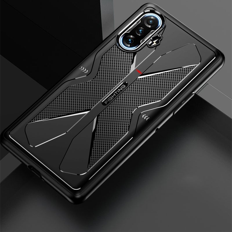 BURAQ Case Cover For Xiaomi Redmi K40 Gaming TPU Cooling Gaming Phone All-inclusive Shockproof Case(Black) - Image 4