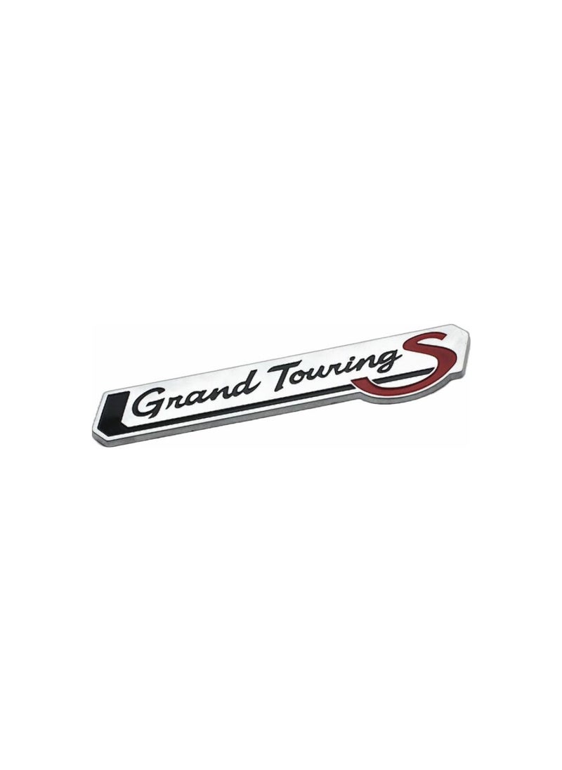 Generic - 1Pcs Grand Touring S Custom Chrome Car Rear Trunk Emblem Badge Sticker for Toyota Land Cruiser - Image 1