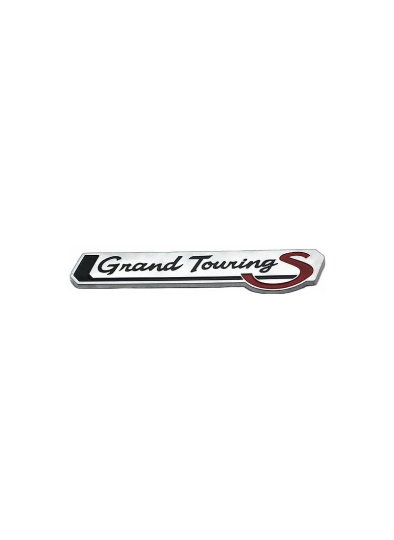 Generic - 1Pcs Grand Touring S Custom Chrome Car Rear Trunk Emblem Badge Sticker for Toyota Land Cruiser - Image 1