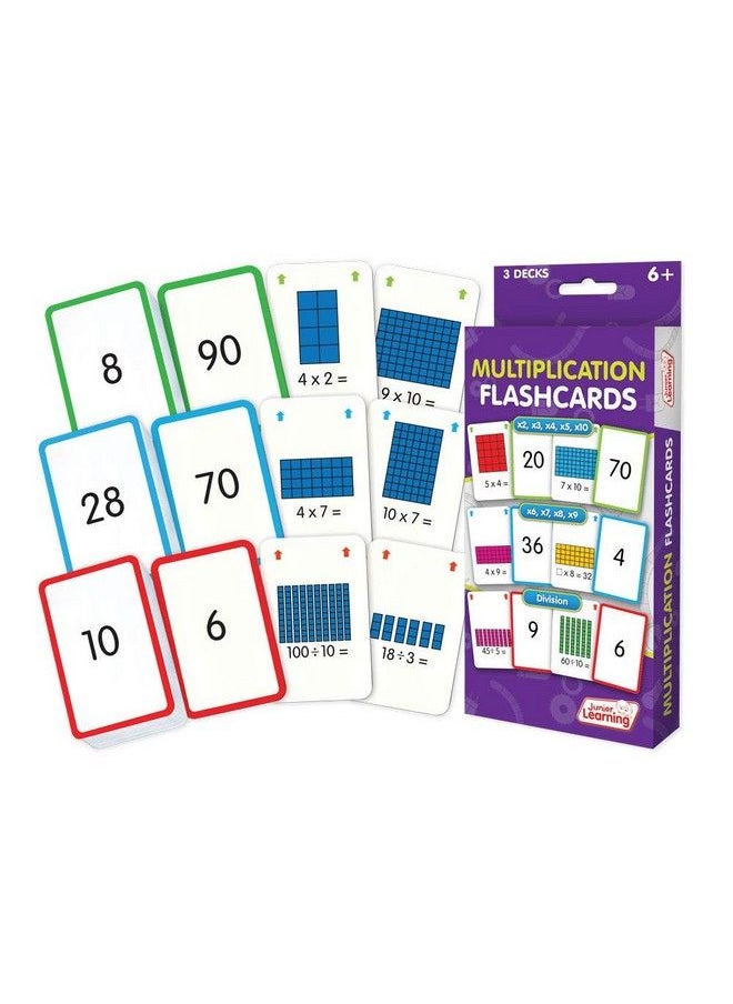Junior Learning Jl206 Multiplication Flashcards  - Image 1
