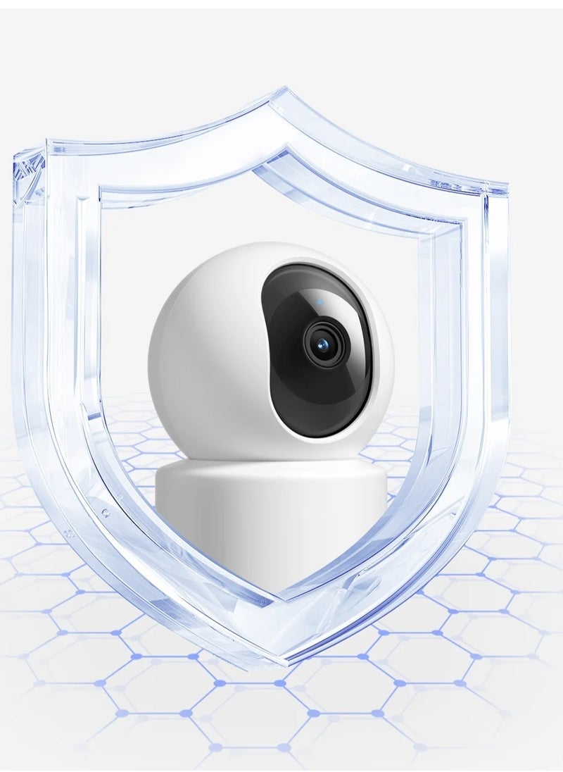 ELTRAZONE Camera Smart Security C301 Xiaomi Indoor Camera for Home Protection Ultra Clear 2K Image Quality Small Size New Release 2024 (White) - Image 3