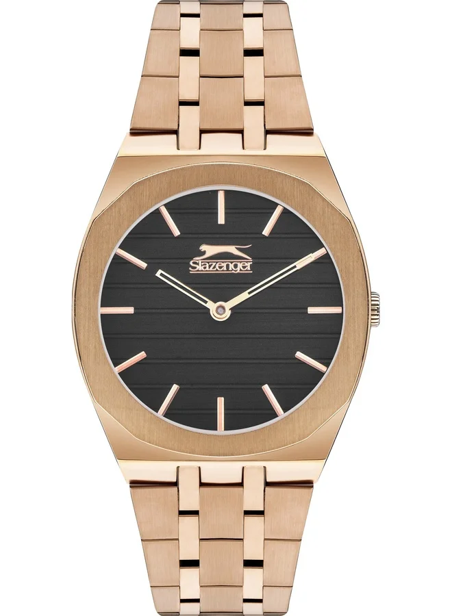 سلازنجر ساعة يد تناظرية معدنية  مم