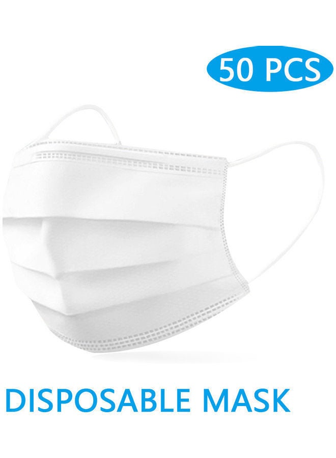 NIBEMINENT 50-Piece 3-Layer Disposable Face Mask - Image 1