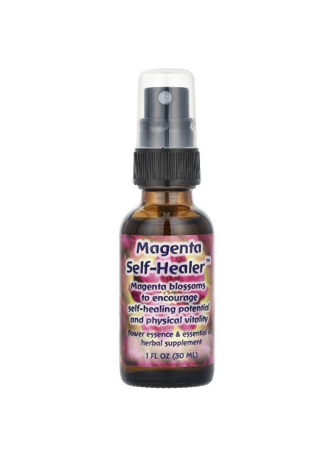 Flower Essence Services, Magenta Self-Healer™, Flower Essence & Essential Oil, 1 fl oz (30 ml) (Packaging may vary) - Image 1