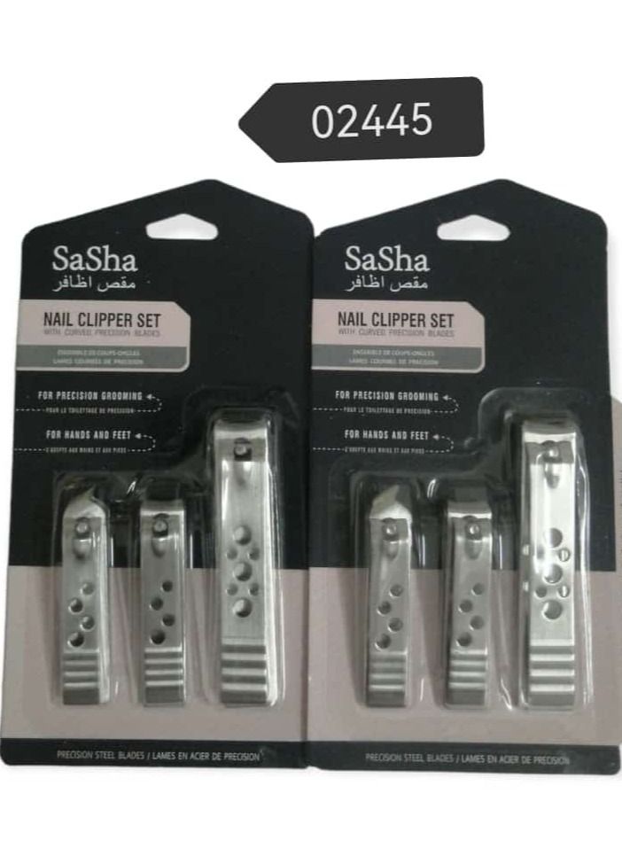 Sasha nail scissors 2 pcs