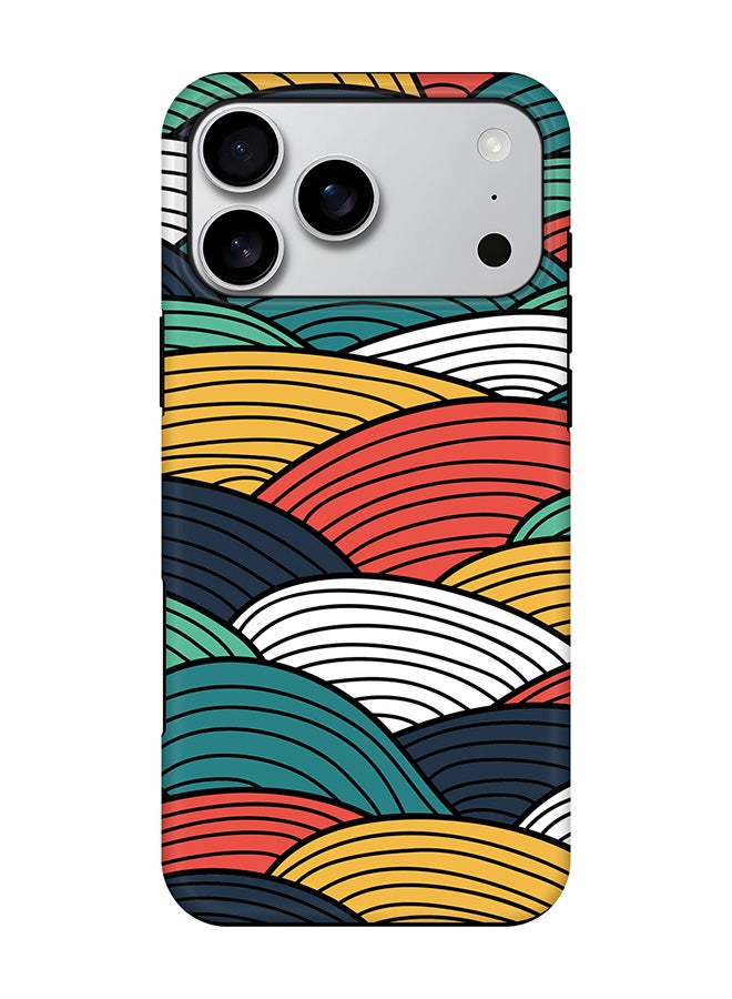 Stylizedd Tough Pro Magnetic Case for iPhone 17 Pro Max, Dual Layer hybrid PC + TPU Mobile Cover Matte - Woven Colors