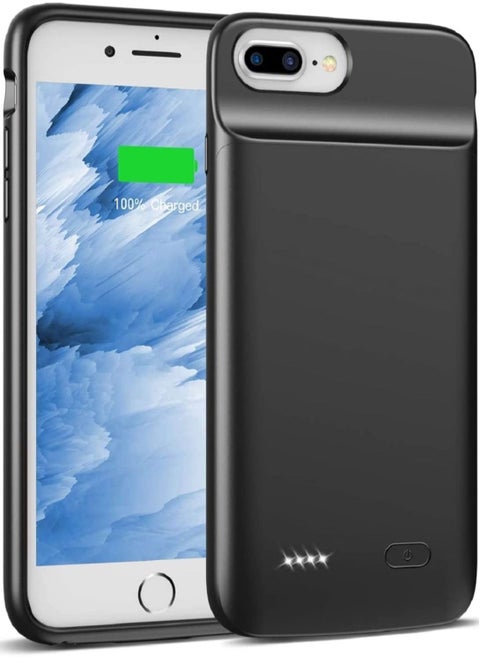 Battery Case for iPhone 6s Plus/6 Plus/7 Plus/8 Plus,4000mAh Portable Charging Case External Battery Pack for iPhone 6s Plus/6 Plus/7 Plus/8 Plus Rechargeable Charger Case Backup Power Bank.