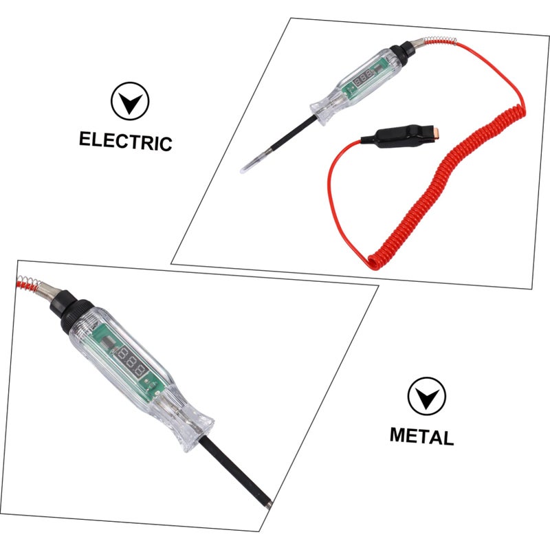 Compact Auto Circuit Tester with LCD Display Non Contact Voltage Detection for Vehicles Motorcycles - Image 4