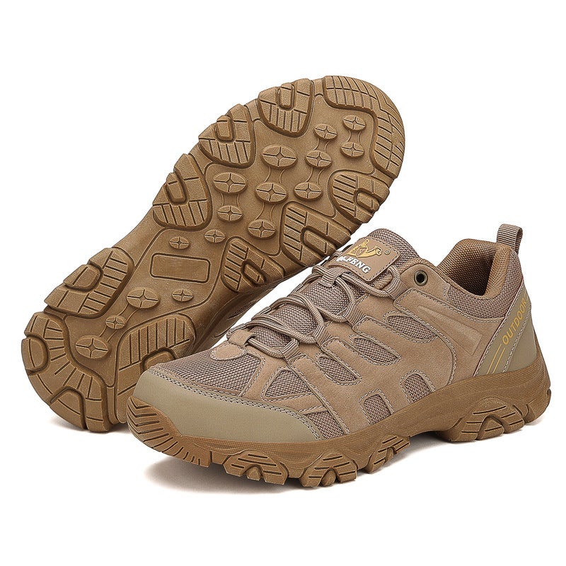 2025 Four Seasons New Sports Outdoor Shoes Men'S Couple Mesh Breathable Hiking Shoes Women'S Off-Road Anti-Slip Rock Climbing Hiking Shoes - Image 1