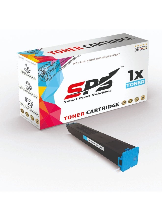 Smart Print Solutions SPS Compatible Toner Cartridges for Sharp - MX-23FTC | 1x Cyan | Yield upto 15,000 Pages - Image 1