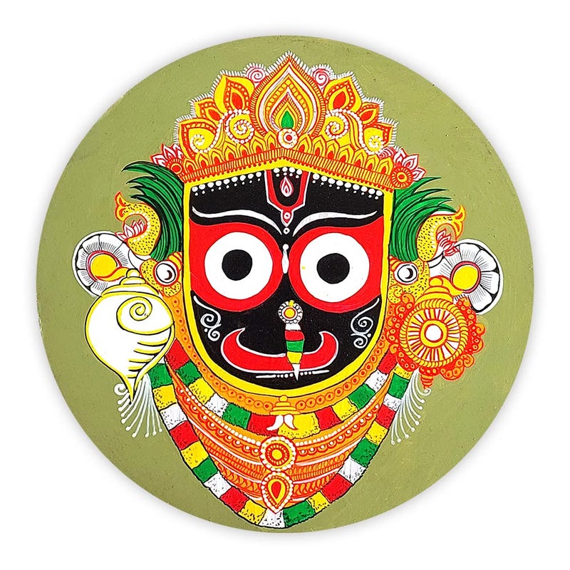 Penkraft Pattachitra Art on Round MDF DIY Kit Free Video Tutorial - Image 5