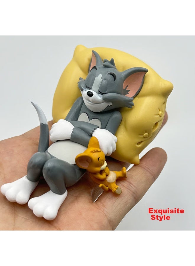 DiGallen Digalun Tom And Jerry Car Decoration, Interior Accessories, Cute Desk Toys, Car Ornaments - Image 1