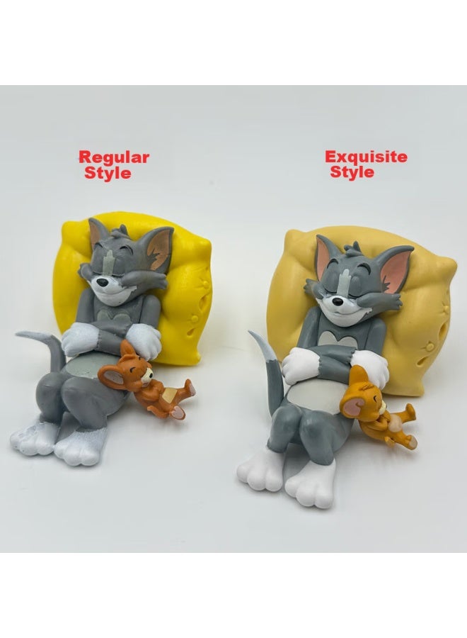 DiGallen Digalun Tom And Jerry Car Decoration, Interior Accessories, Cute Desk Toys, Car Ornaments - Image 2