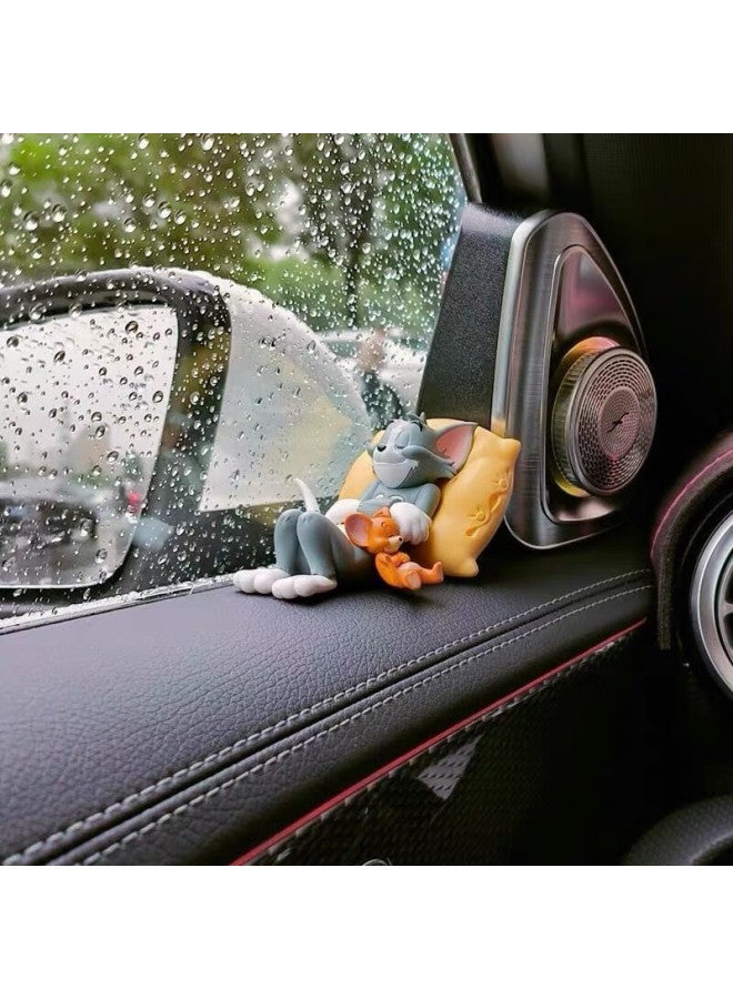 DiGallen Digalun Tom And Jerry Car Decoration, Interior Accessories, Cute Desk Toys, Car Ornaments - Image 5