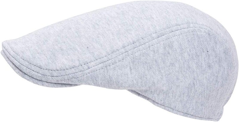 FEINION Men Cotton Newsboy Cap Soft Fit Cabbie Hat - Image 2