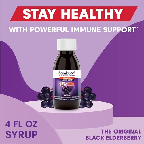 Sambucol Black Elderberry Syrup for Kids - Elderberry Extract Kids, Kids Elderberry Syrup, Black Elderberry for Kids, Kids Immune Support - 4 Fl Oz - Image 5