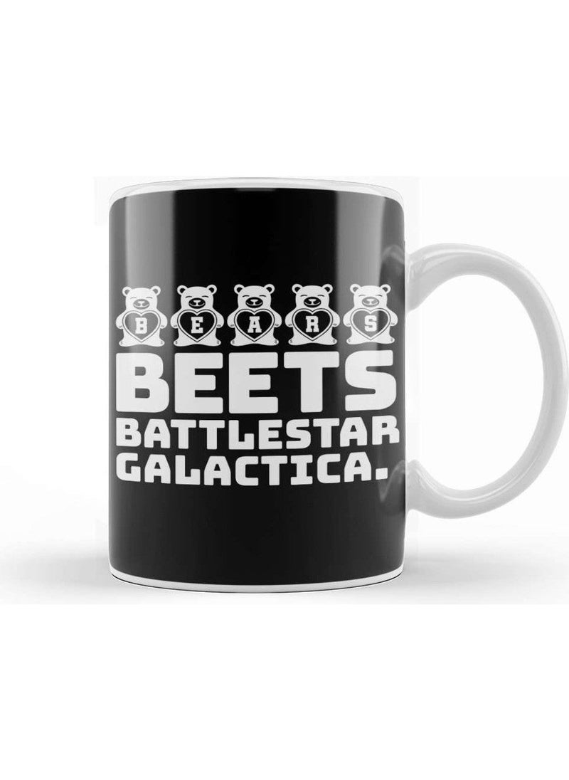 Phone Planet Print Shop Bears Beets Battlestar Galactica 02 Mug Porcelain
