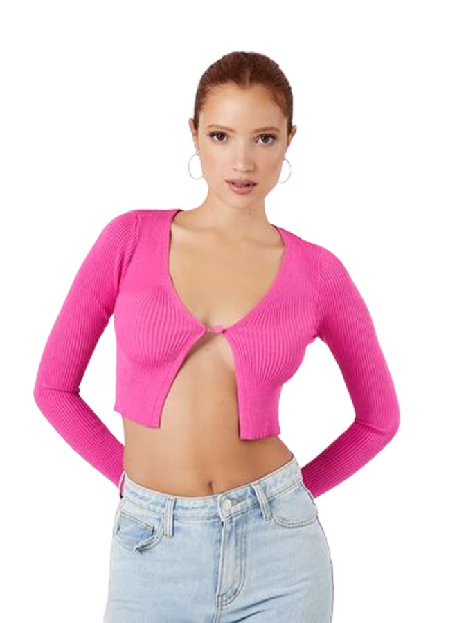 FOREVER 21 Open-Front Cardigan Sweater - Image 1