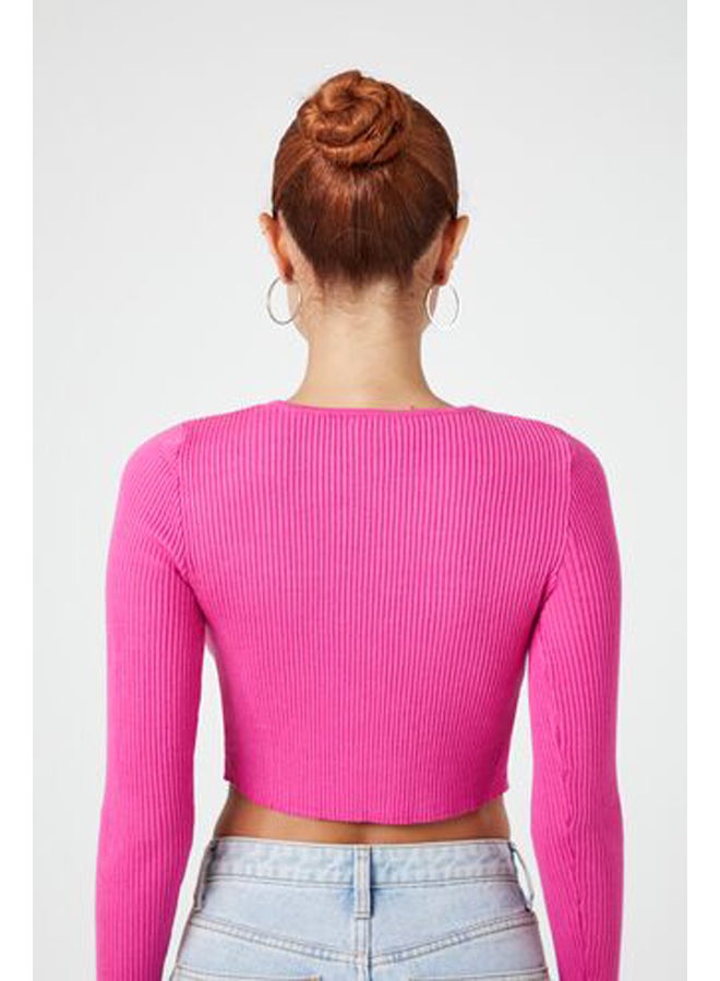 FOREVER 21 Open-Front Cardigan Sweater - Image 3