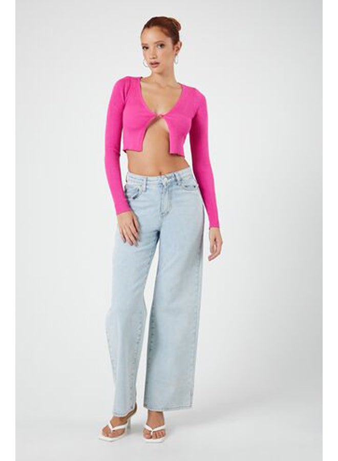 FOREVER 21 Open-Front Cardigan Sweater - Image 4