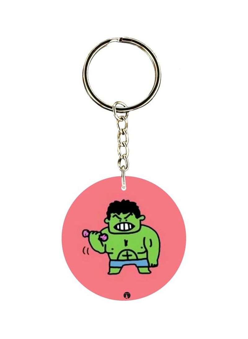 RKN Printed Plastic Keychain