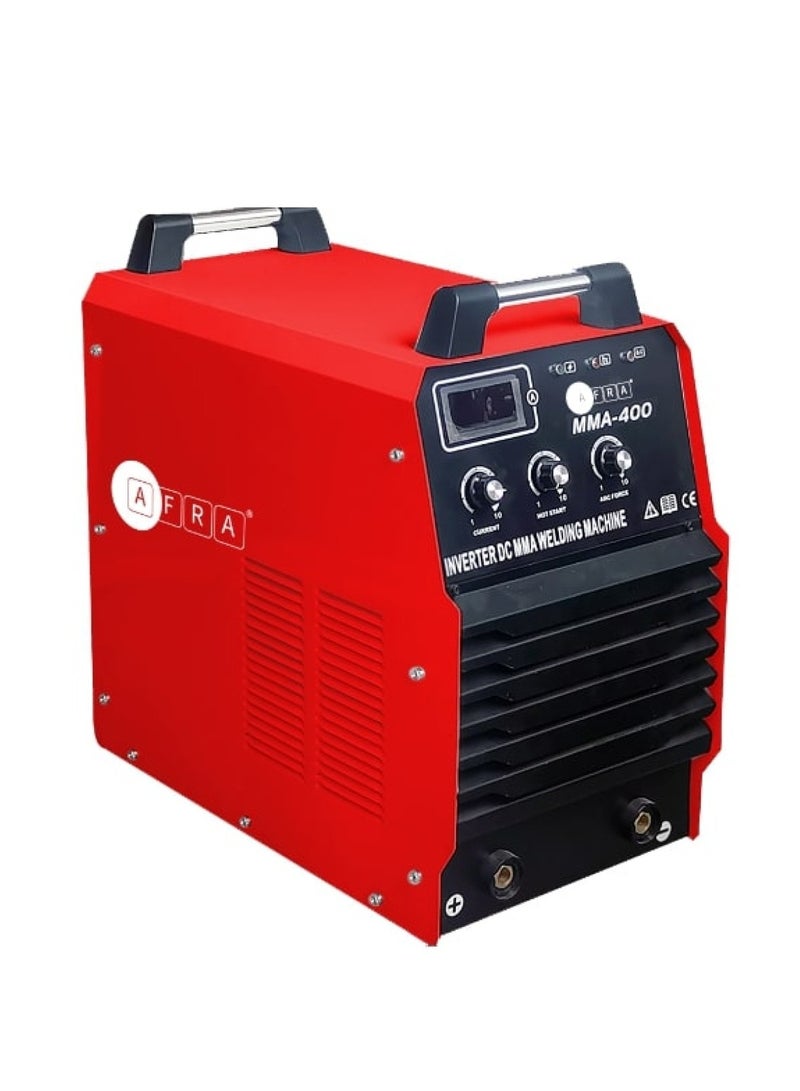 AFRA AFRA INVERTER WELDER, 240 V, 400A Maximum, Anti-Stick, Anti-Force, Hot Start, ARC-Force, Accessories Included, Model AFT-0400WMRD, 1 Year Warranty 