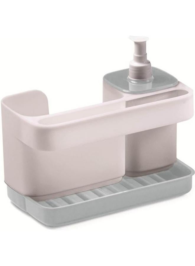 سنيبس مجموعة غسيل الأطباق مع موزع الصابون باللونين الأبيض والرمادي 000769 - Image 2