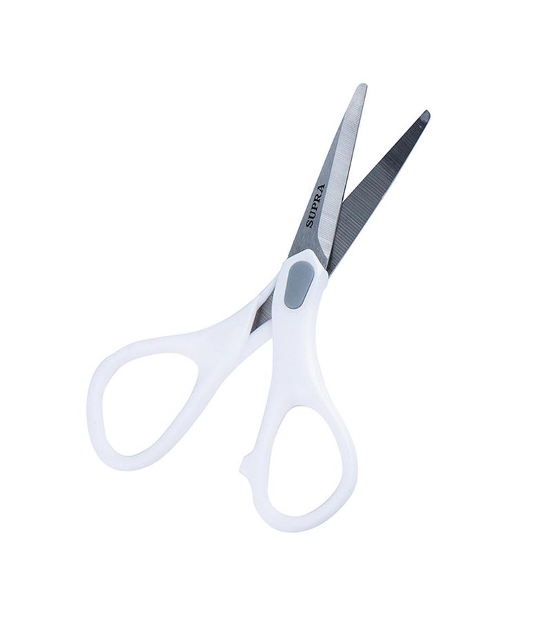 SUPRA Monotone Stationery Scissors, Lvory, 15.2 cm, Stainless Steel Blade Office & School Cutting Scissors for Paper, Craft & Daily Use - Image 1