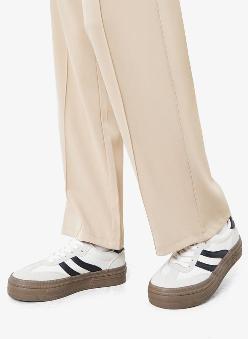 Styli Active Women Striped Panel Sneakers - Image 2