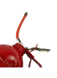 Thoraya Manual Oiler Can Iron Red Lever Style Lubrication Oiling Can Flexible Hose Oil Can Pump 270ml  - Image 5