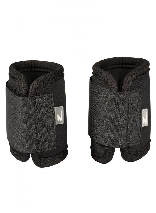 Horze Pastern Wraps - Black - One Size - Image 1