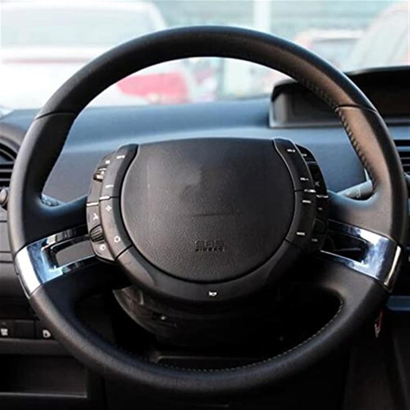 Wivplex ABS Chrome Steering Wheel Cover Stickers for Citroen C4 Classic - Image 4
