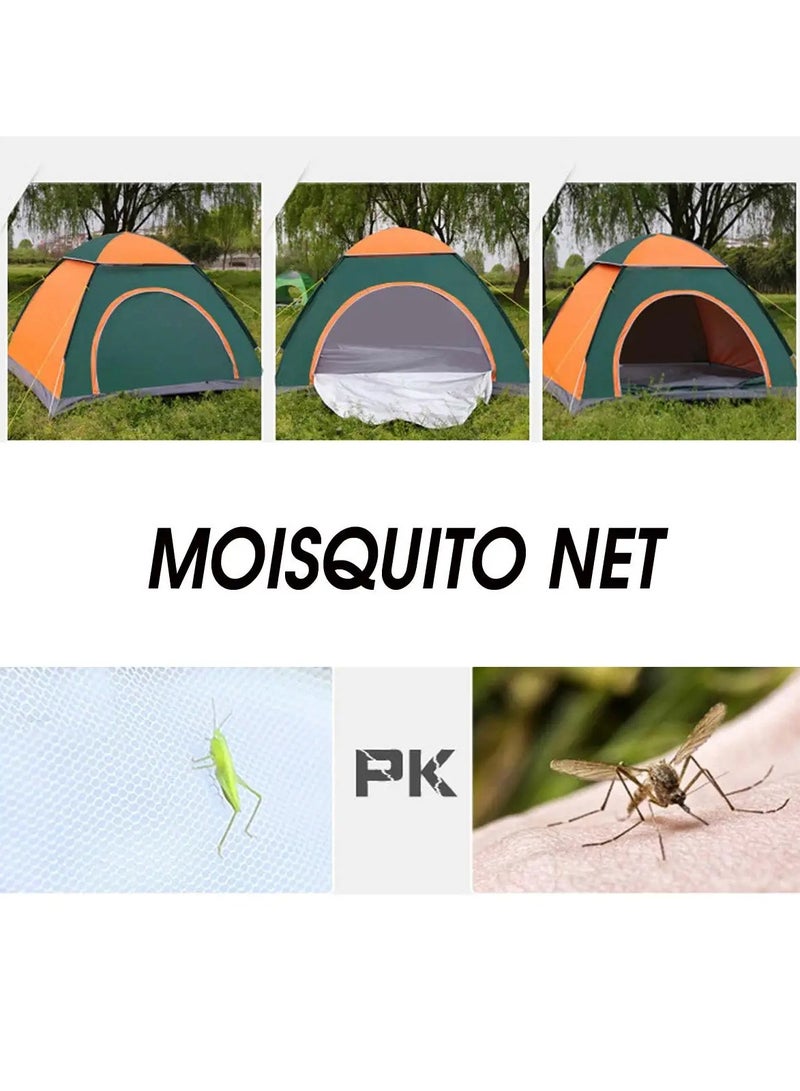 Generic Tent Outdoor Camping Double Tent Wild Rain Tent Beach Sun Tent For Family Outdoor Party Camping Tent Beach Travel Dome Tent WITH LIGHT (4/6 Person capacity)  - Image 3